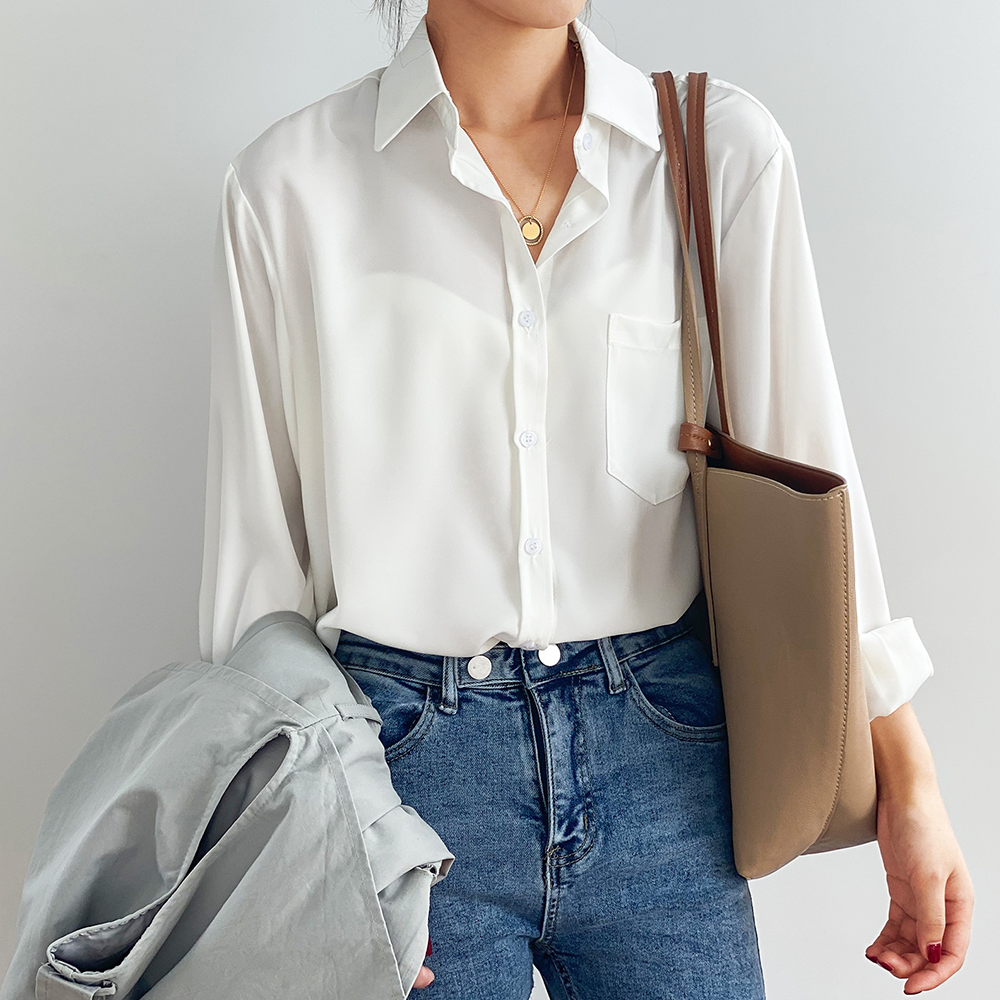 Calienne LOTUS™ SATIN BLOUSE