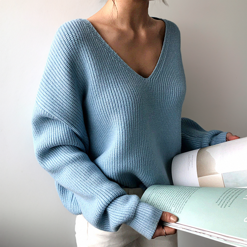 AMBROISÉ COUTURE SOFT-PLY KNIT SWEATER