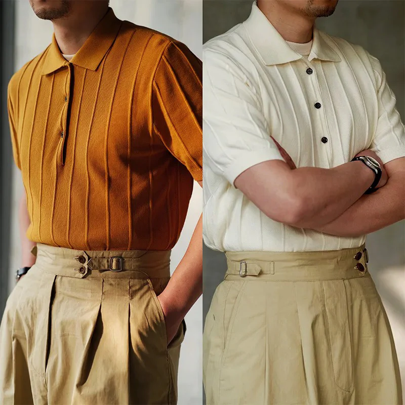 HENDRIX LEGACY SILK RIBBED POLO