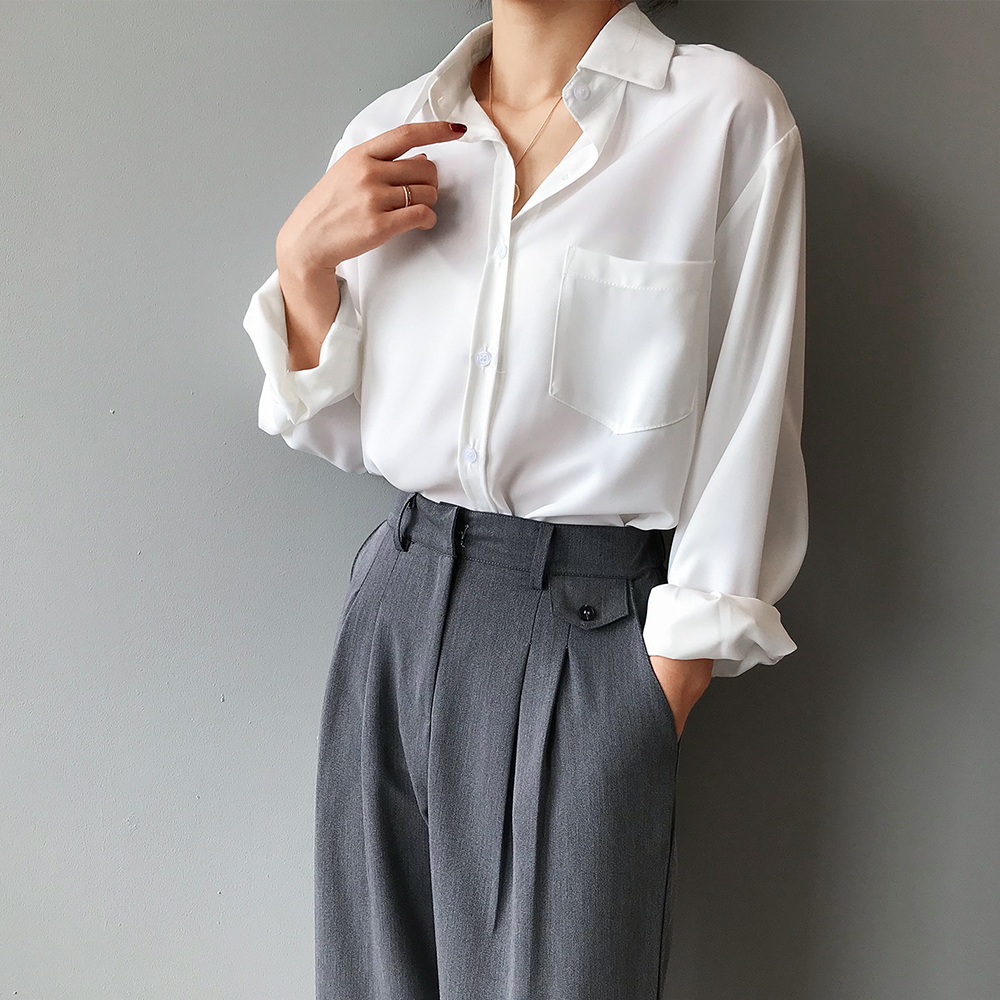 Calienne LOTUS™ SATIN BLOUSE