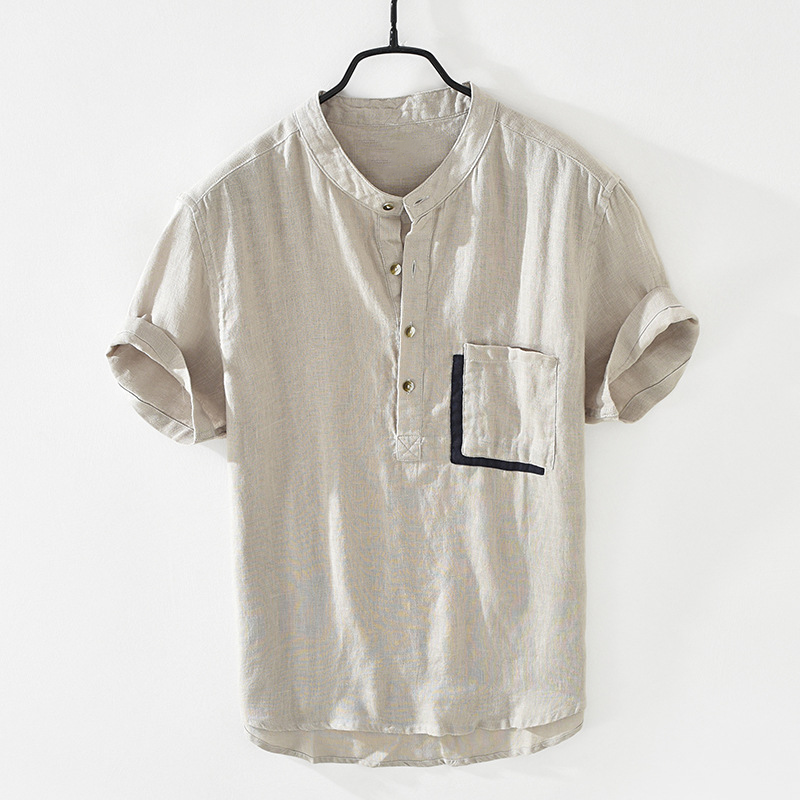 BENTLEY SHORT SLEEVE LINEN SHIRT