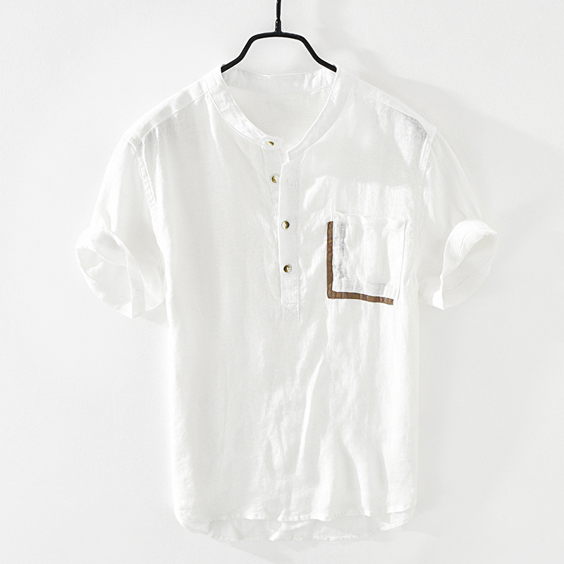 BENTLEY SHORT SLEEVE LINEN SHIRT