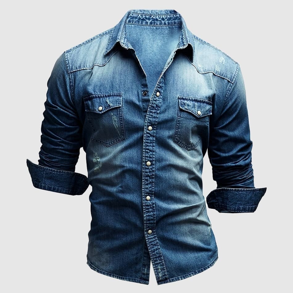Saint Morris Selvedge Denim Shirt