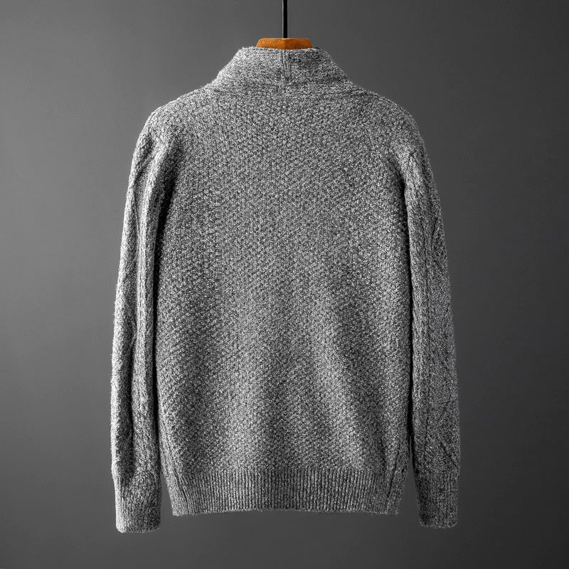 REMY-DOÎR ARGYLL KNITTED CARDIGAN