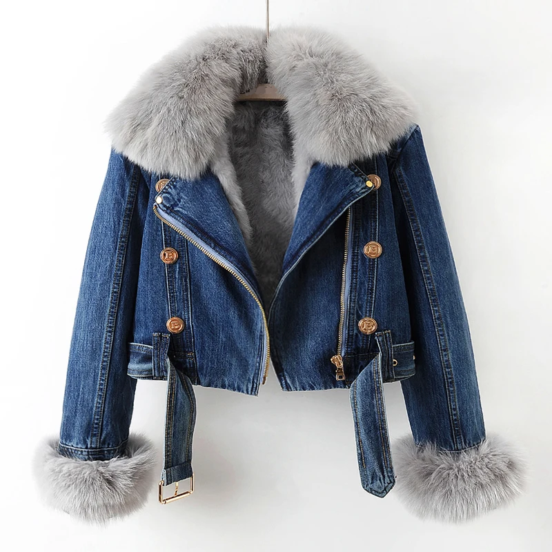 CHLOEÉ EDGY DENIM JACKET BY LÎLIAN-THOURAM