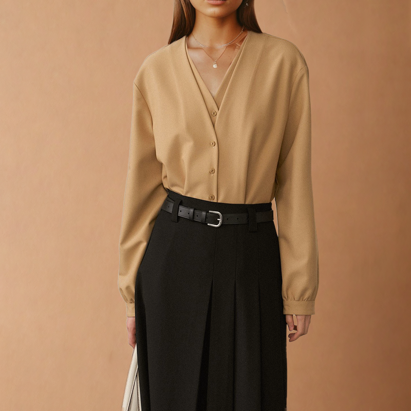 L'AMOURÉLLE LOTUS™ SILK LAYERED BLOUSE