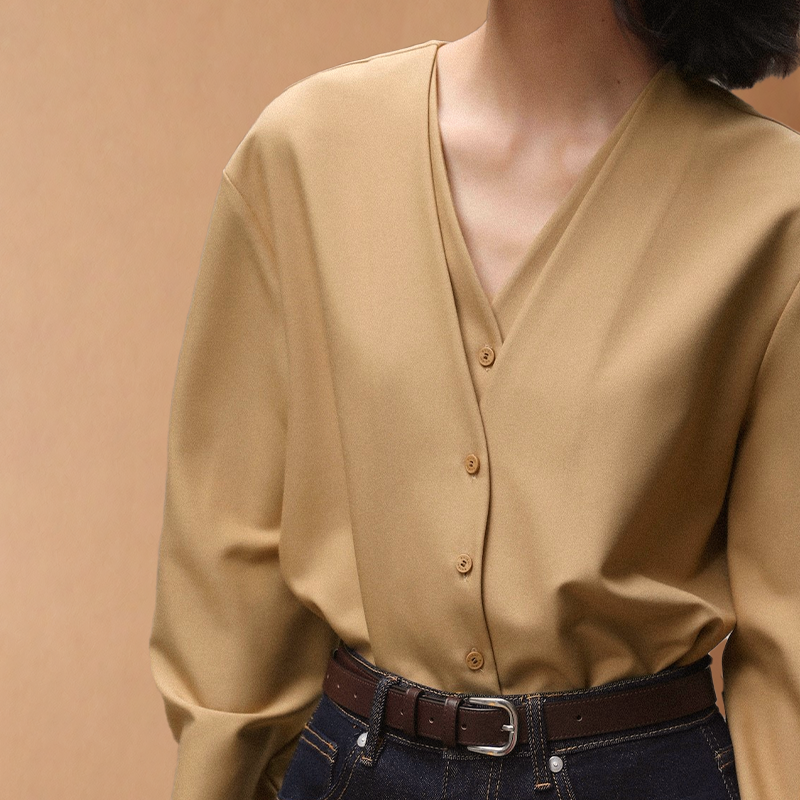 L'AMOURÉLLE LOTUS™ SILK LAYERED BLOUSE