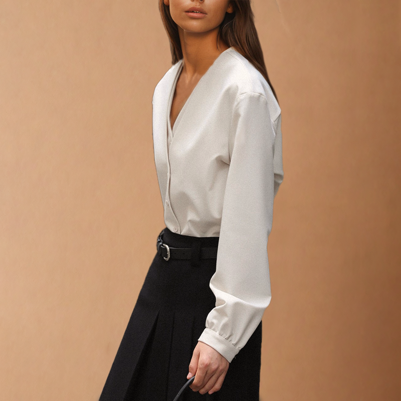 L'AMOURÉLLE LOTUS™ SILK LAYERED BLOUSE