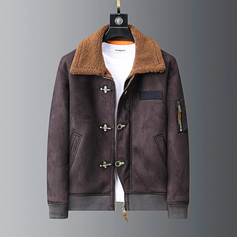 FROSTBUCKLE™ SHEARLING STATEMENT JACKET