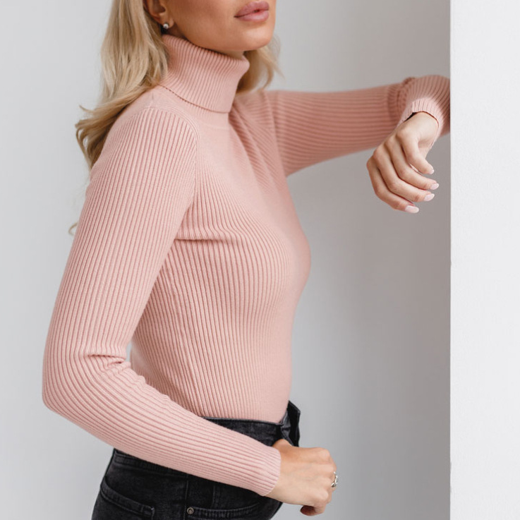 CHÉRIE KNITTED TURTLENECK SWEATER
