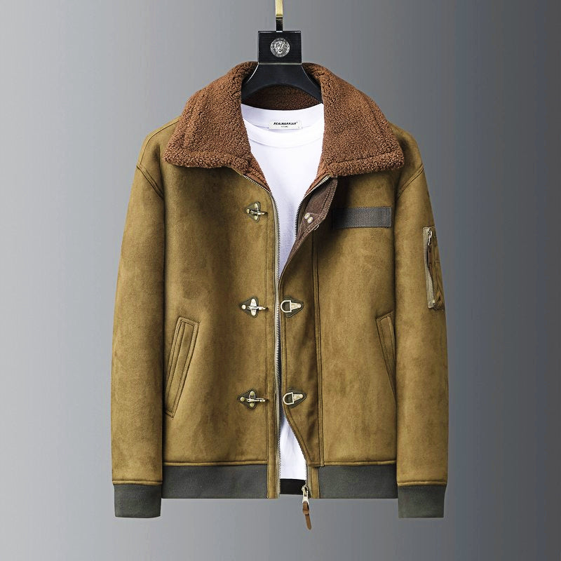 FROSTBUCKLE™ SHEARLING STATEMENT JACKET