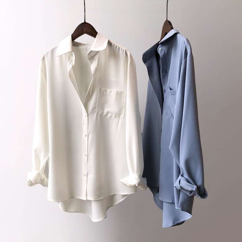 Calienne LOTUS™ SATIN BLOUSE