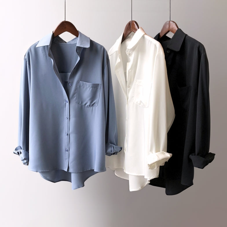 Calienne LOTUS™ SATIN BLOUSE