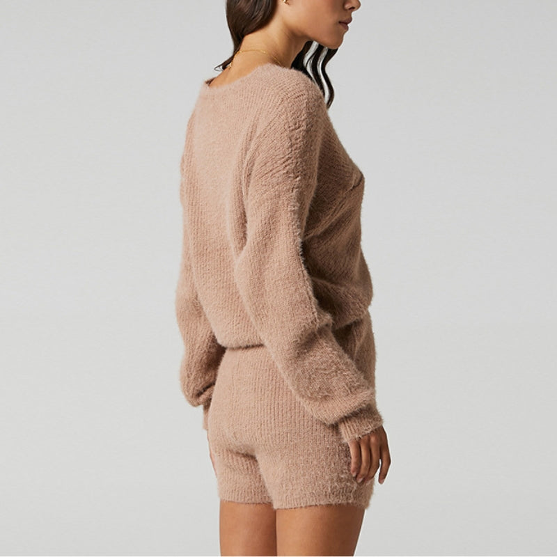 HANNAH WEAVE WRAP TWO-PIECE SET