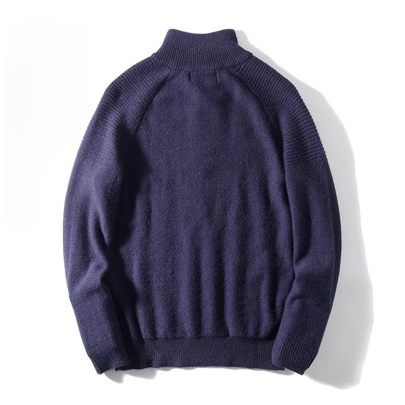 RALPHS COTTON ZIP-UP SWEATER