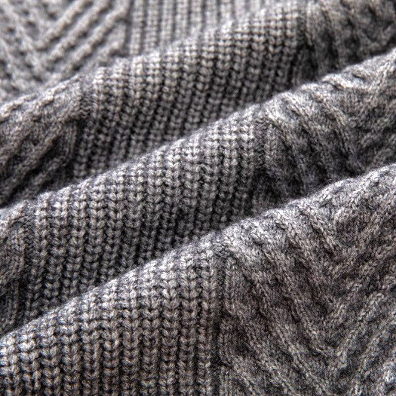 BASTIAN COTTON POLO SWEATSHIRT