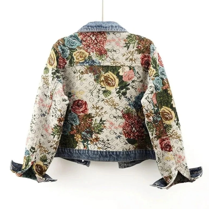 Chloeé Floral Denim Jacket