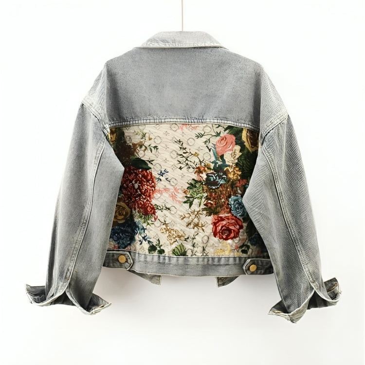 Chloeé Floral Denim Jacket