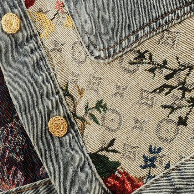 Chloeé Floral Denim Jacket