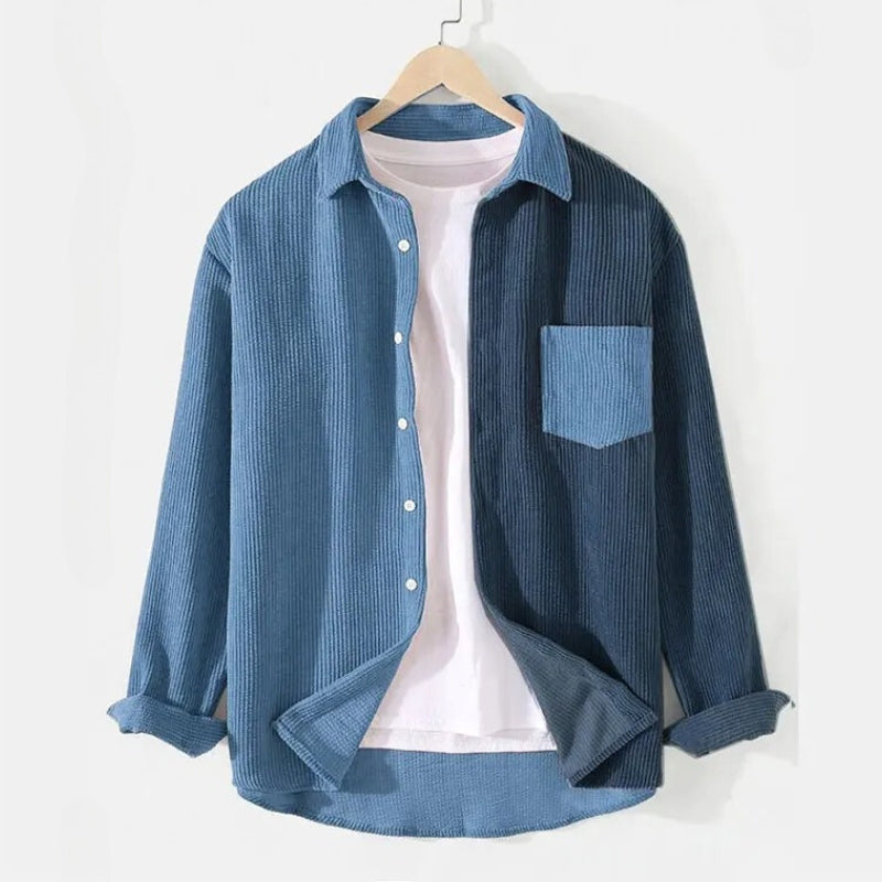 Damian Dual-Tone Corduroy Shirt