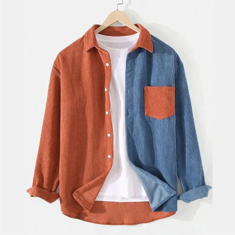 Damian Dual-Tone Corduroy Shirt