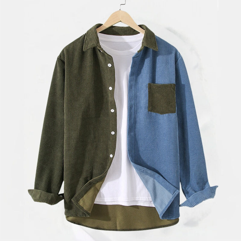Damian Dual-Tone Corduroy Shirt