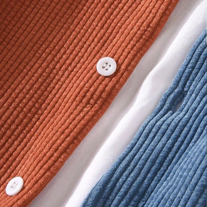 Damian Dual-Tone Corduroy Shirt