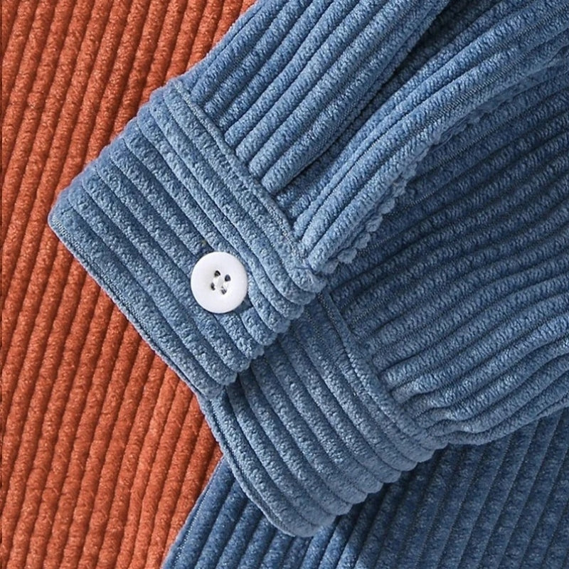 Damian Dual-Tone Corduroy Shirt