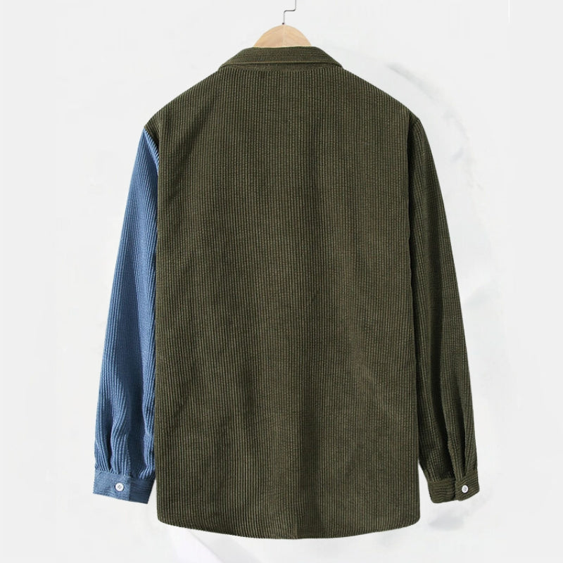 Damian Dual-Tone Corduroy Shirt
