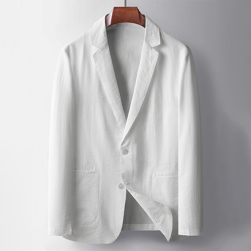 PARKER PRESTIGE SINGLE-BREASTED BLAZER