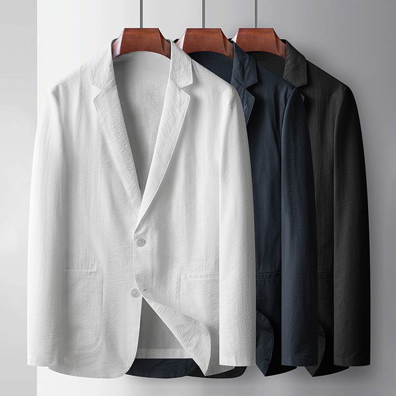 PARKER PRESTIGE SINGLE-BREASTED BLAZER