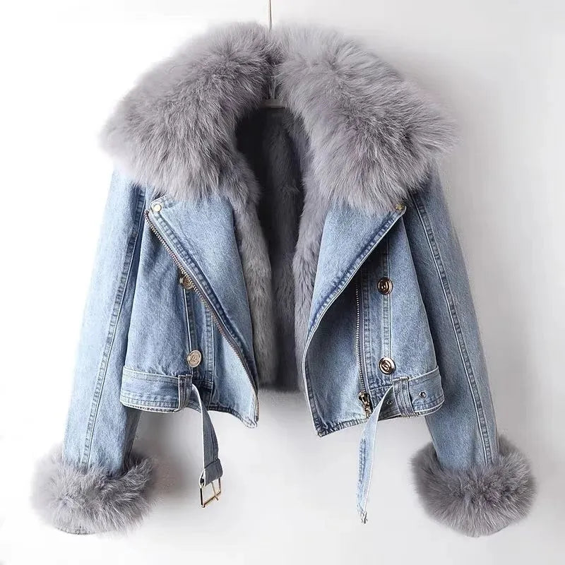 CHLOEÉ EDGY DENIM JACKET BY LÎLIAN-THOURAM