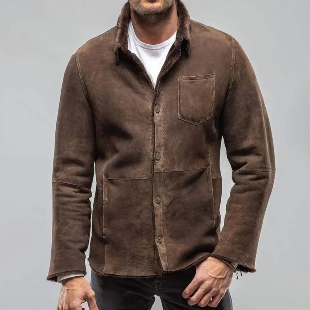 OLIVER-DUPRÉ HERITAGE SHERPA LINED JACKET