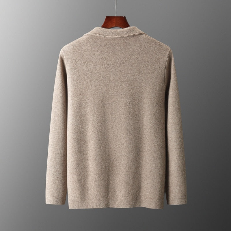 REMY-SINCLAIRE 100% MERINO ACE CARDIGAN