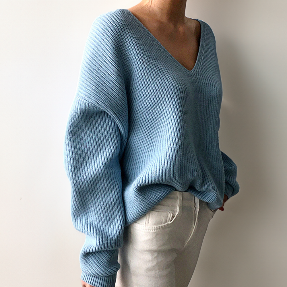 AMBROISÉ COUTURE SOFT-PLY KNIT SWEATER