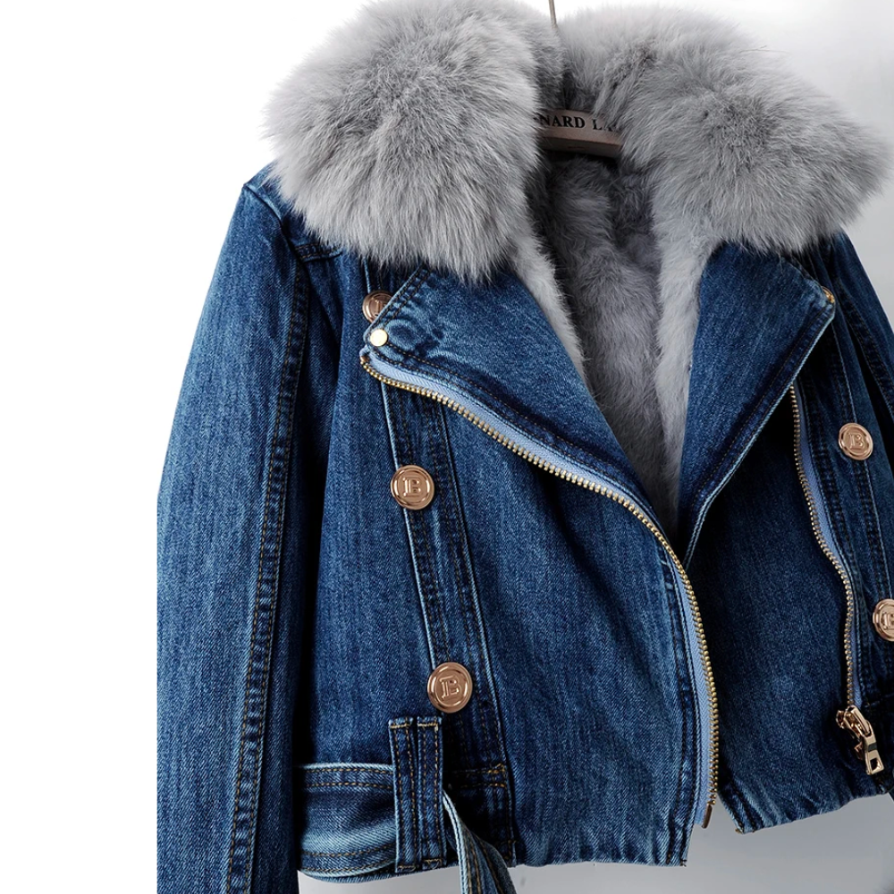 CHLOEÉ EDGY DENIM JACKET BY LÎLIAN-THOURAM