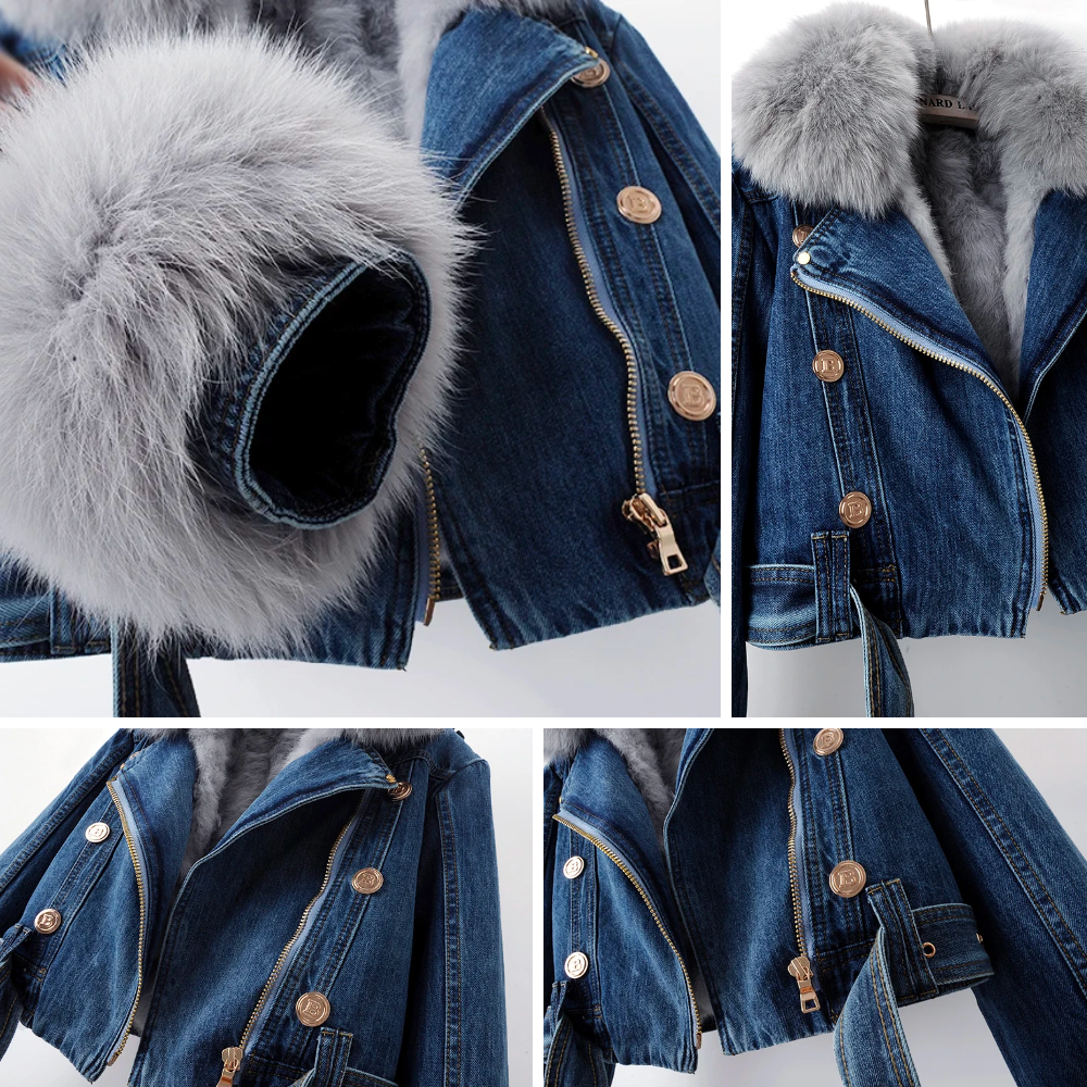 CHLOEÉ EDGY DENIM JACKET BY LÎLIAN-THOURAM