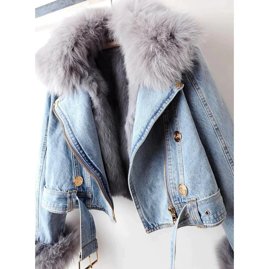 CHLOEÉ EDGY DENIM JACKET BY LÎLIAN-THOURAM
