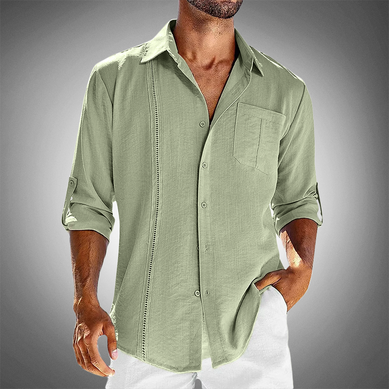 VINCÉNZO HOMME® PRESTIGE LINEN SHIRT