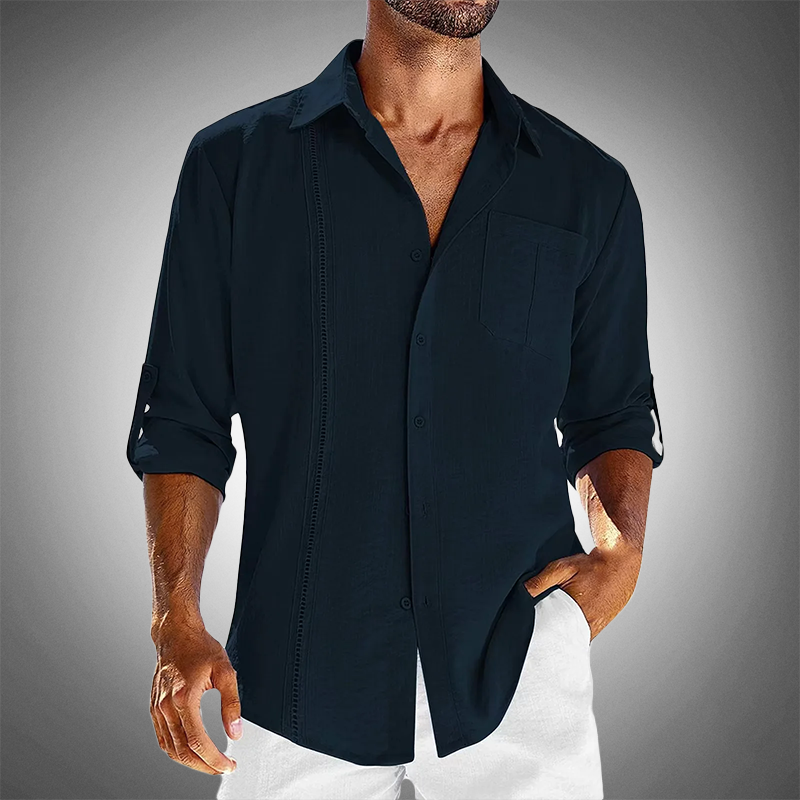 VINCÉNZO HOMME® PRESTIGE LINEN SHIRT