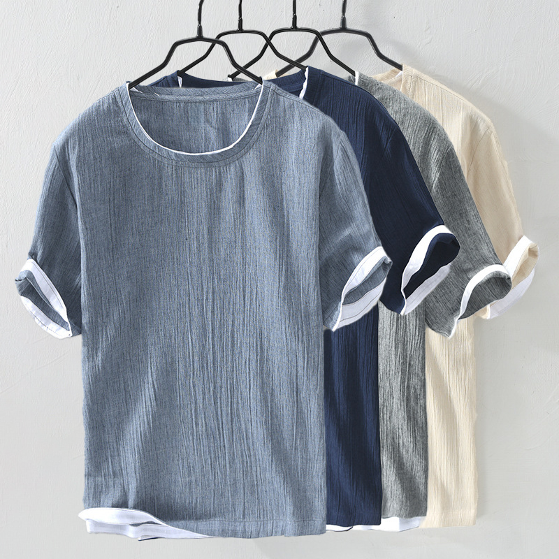 VALENTINO BREEZY COTTON LINEN SHIRT