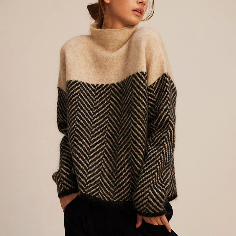 AURELIÊ COUTURE VINTAGE WOOL TURTLENECK