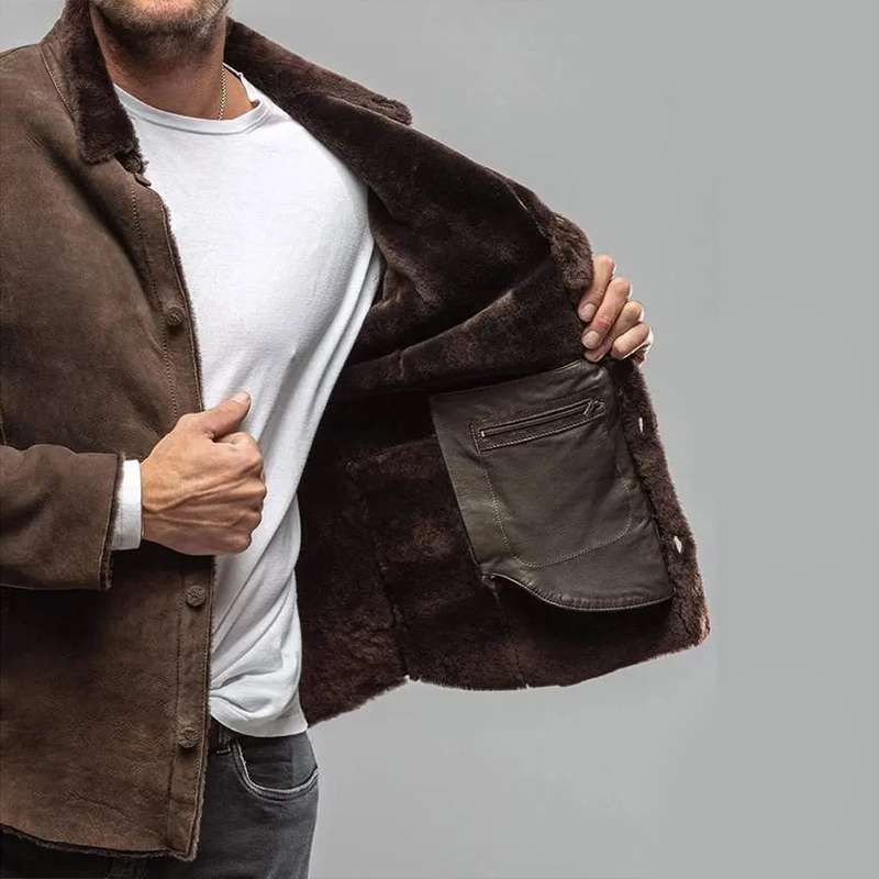 OLIVER-DUPRÉ HERITAGE SHERPA LINED JACKET
