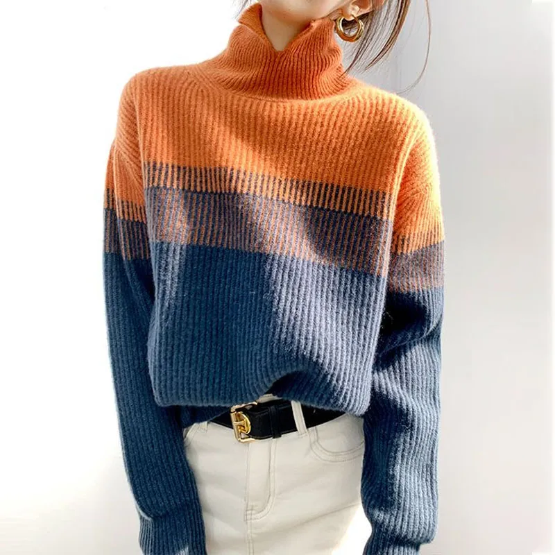 CALISTA BOUCLÉ KNITTED TURTLENECK