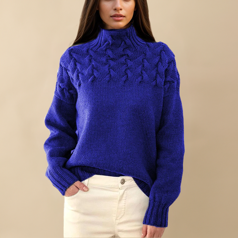 CLÉMENCE COZY KNIT TURTLENECK SWEATER