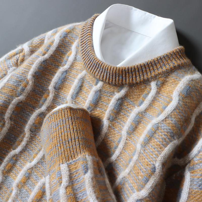 ALESSIO CASHMERE ACE WOOL SWEATER