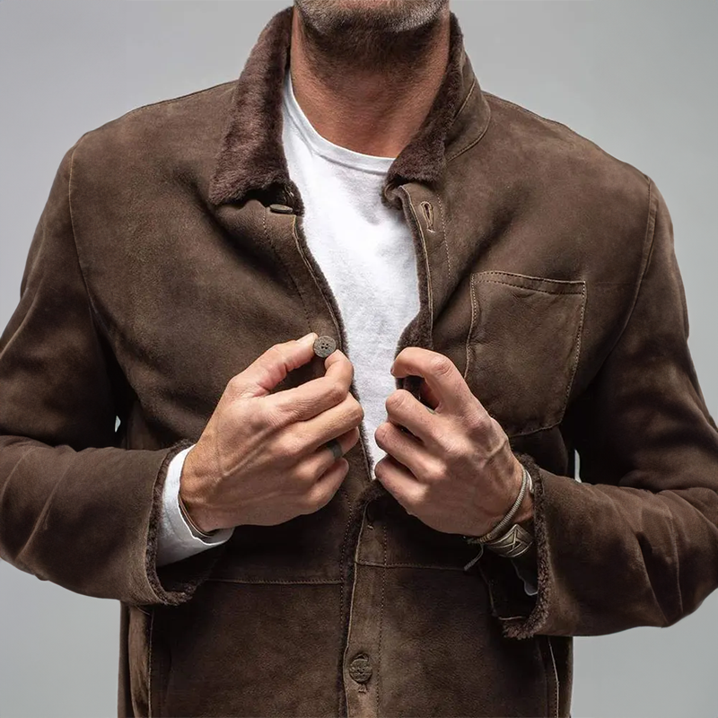 OLIVER-DUPRÉ HERITAGE SHERPA LINED JACKET