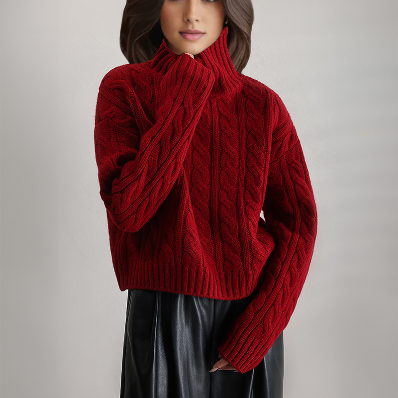 ANASTASIA MERINO WOOL TURTLENECK