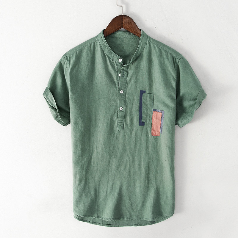Russel-Etroue Contemporary Linen Shirt