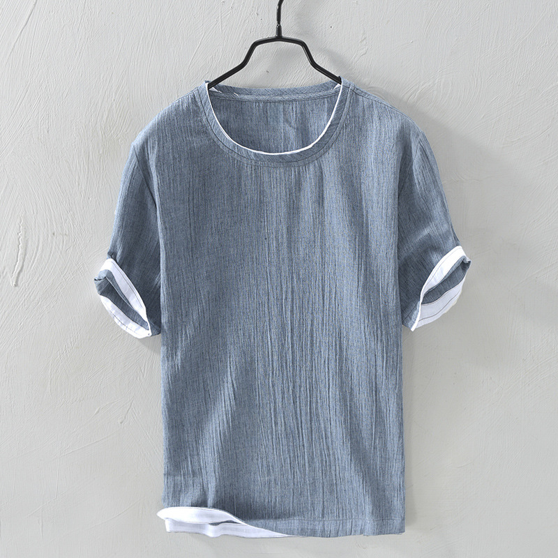 VALENTINO BREEZY COTTON LINEN SHIRT